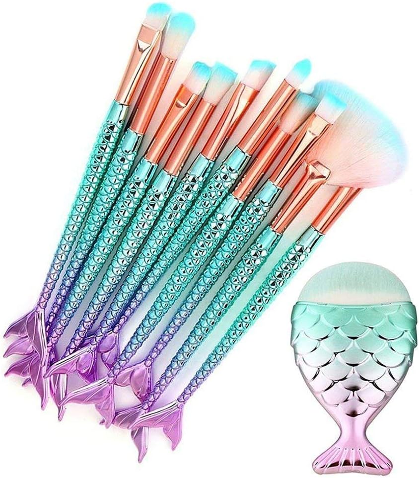 Makeup Brushes Set 11pcs Makeup Brush Cosmetic Brushes Eyeshadow Eyeliner Blush Brushes