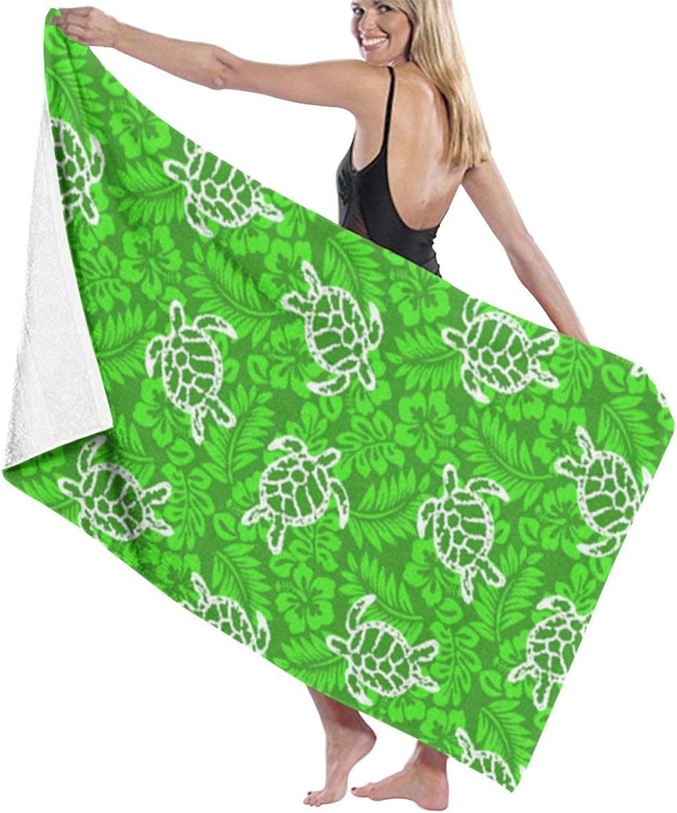 TMVFPYR Beach Towel Hot Sea Turtle Hawaiian Summer Surf Large Beach Blanket Quick