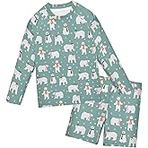 Dragon Scales Car Dino Boys Swimsuit Rash Guard Toddler Kids Long Sleeve Swim Shirt and Trunks 3-10T