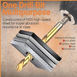 BSUXMAFG Screw Extractor Set, 11 Pieces Metric