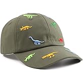 Bamery Toddler Baseball Hat for Boys&Girls Baby Baseball Cap Embroidery Dinosaur Kids Hat for 2-6T
