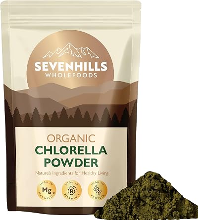 Sevenhills Wholefoods Organic Chlorella Powder 500g Broken Cell Wall