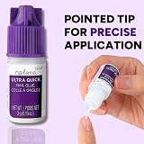 Nailene Ultra-Quick Nail Glue Clear 3g - Fast Bonding Nail Adhesive view 3