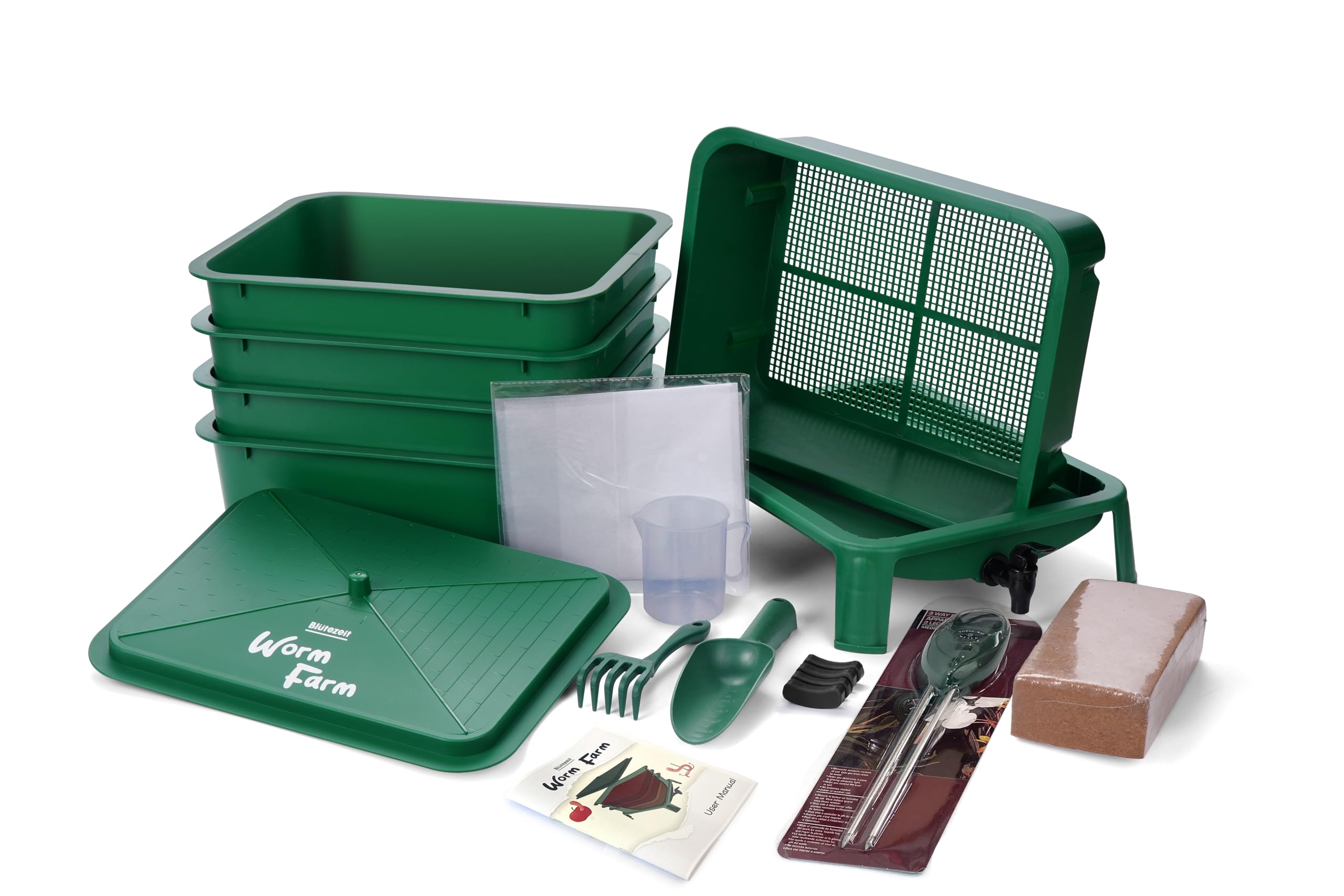 Mua Blütezeit 5-Tray Worm Compost Bin, 53QT Worm Composter Indoor ...