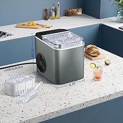 JINJUNYE Upgraded Ice Maker Countertop