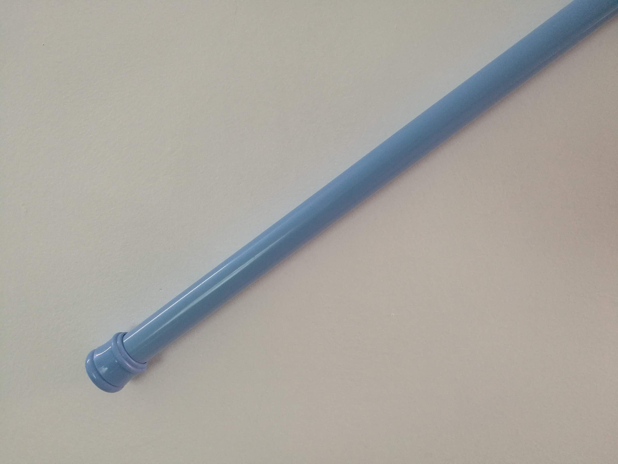 WELLGOODS Spring Curtain Tension Rods Adjustable Extension Rod for Bathroom Window Closet -18.8-33 inches