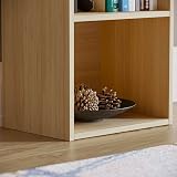 Vida Designs Oxford 5 Tier Cube Bookcase Oak Shelving Unit view 5