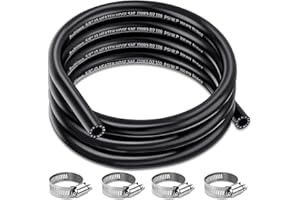 Boltigen 3/4inch Heater Hose, 10 Feet Coolant Radiator Line for Water, Antifreeze and Fuel Systems, SAE J20R3 D2, 100PSI Working Pressure (3/4''-10FT)