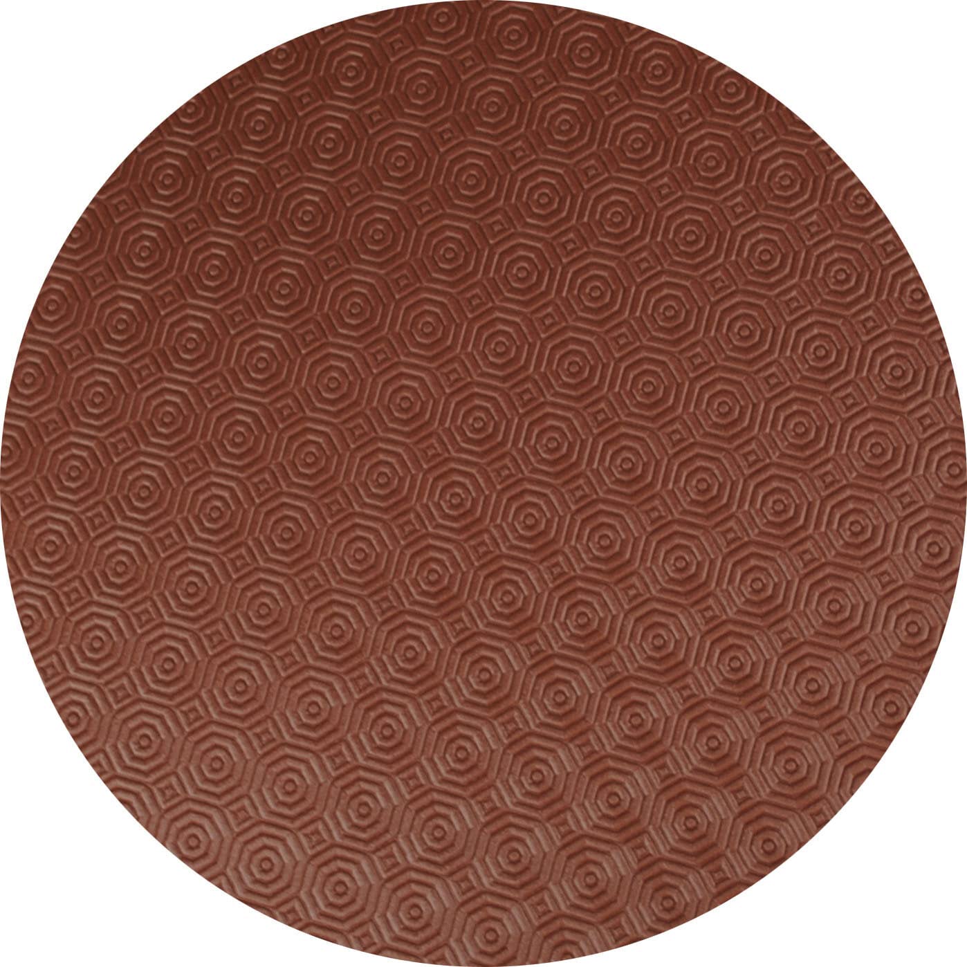 Karina Home ROUND Table Protector and Colours (Brown, 110cm)