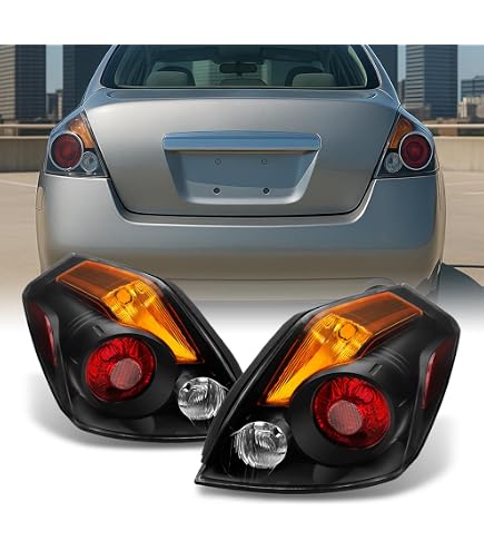 Left Driver Side Tail Light Assembly For 2005-2006 Nissan Altima S/SE/SL - Chrome Housing