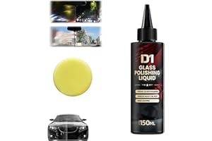 PSDEROUL Glass Polishing Liquid D1,D1 Glass Polishing Liquid,Auto Glass Polish,Car Compound Windshield Oil Film Remover (1PC)