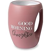 Pavilion - Good Morning Daughter - Pink Huggable Hand Warming 16 oz Mug