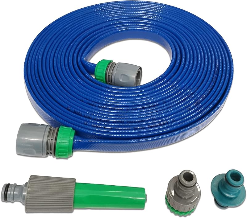thelazeecamper 10m Flat Food Grade Hose for Caravan Motorhome Boat Water