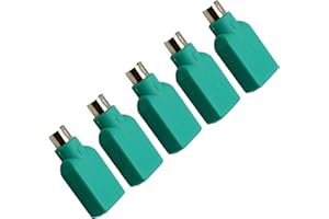 USB Female to PS/2 Male Adapter Converter,YOUCHENG for USB Computer Keyboard and Mouse (5-Pack)