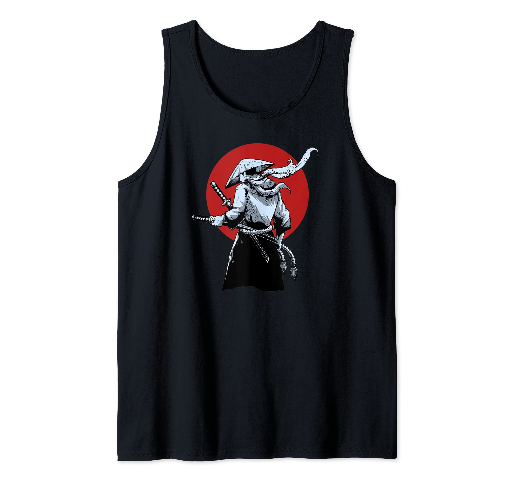 Samurai Warrior - Sword Art Japanese Fighter Katana Tank Top