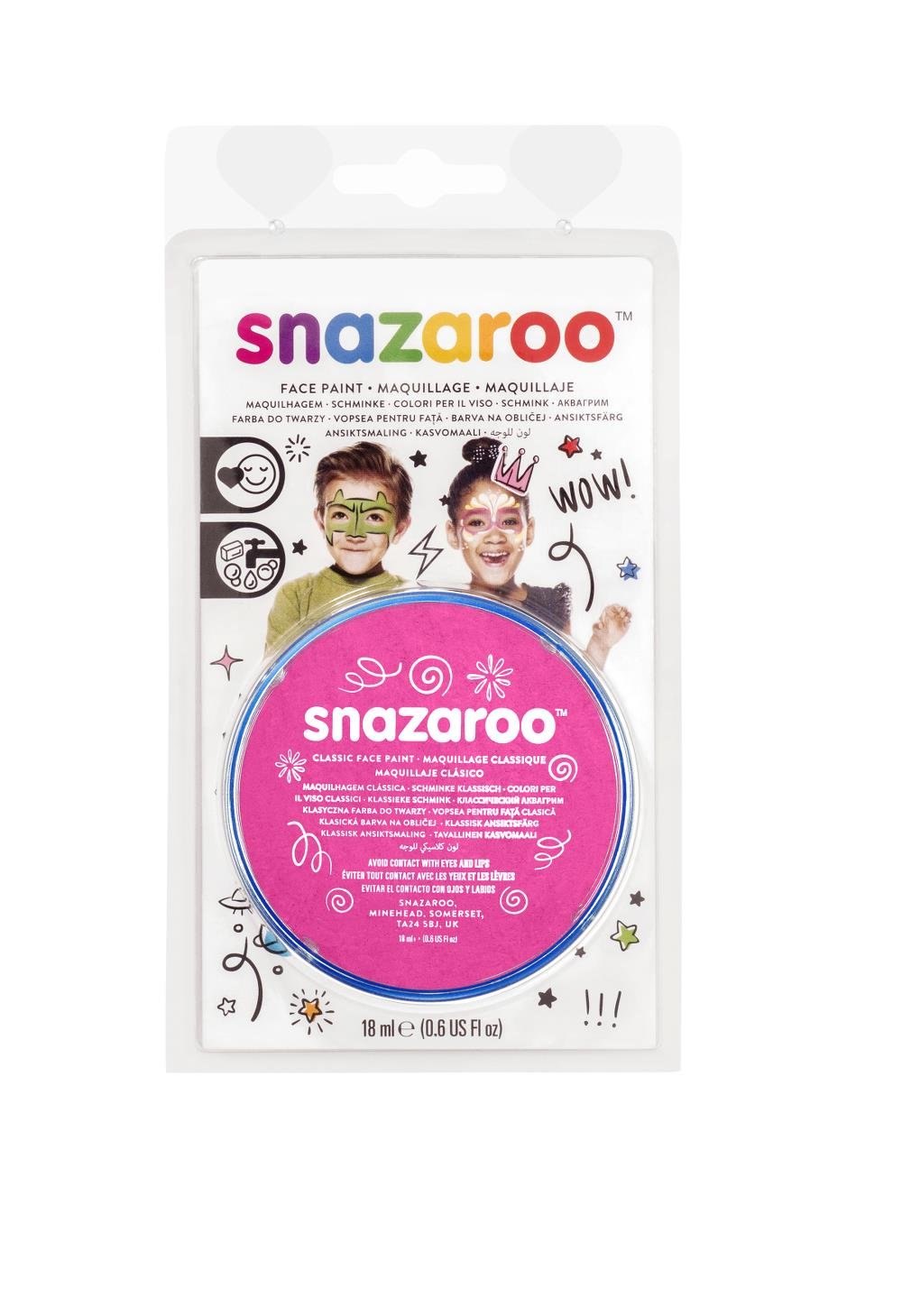 Colart Americas Snazaroo Face Paint 18mlBright Pink Amazon.co.uk