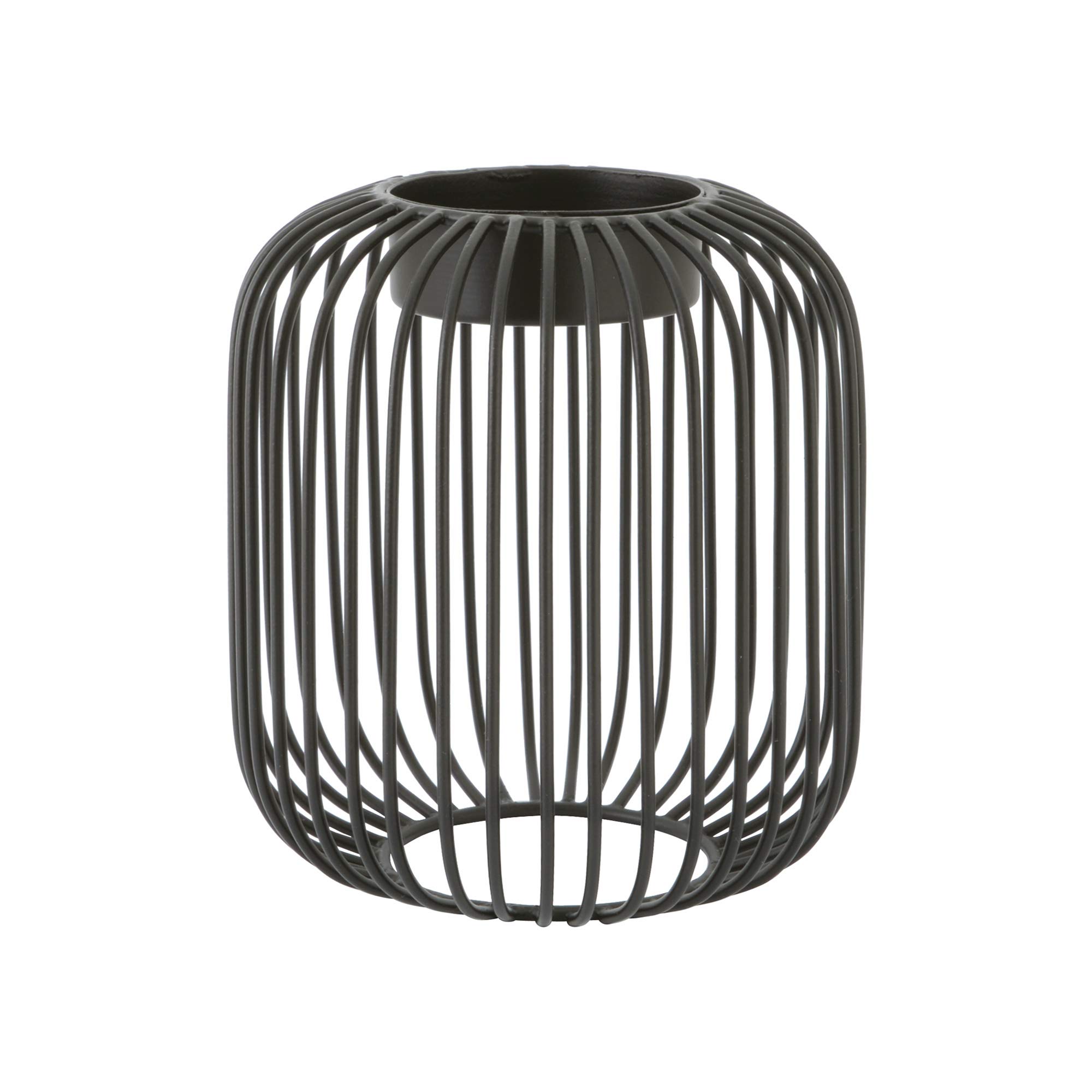 A'Domo Point-Virgule Wire Tealight Holder Black Ø 13Cm H 14Cm