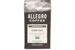 Allegro Coffee Vienna Roast Whole Bean Coffee, 12 Ounce (Pack of 1)