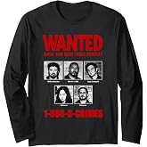 The Boys Anti-Supe Wanted Poster Superhero TV Show Long Sleeve T-Shirt