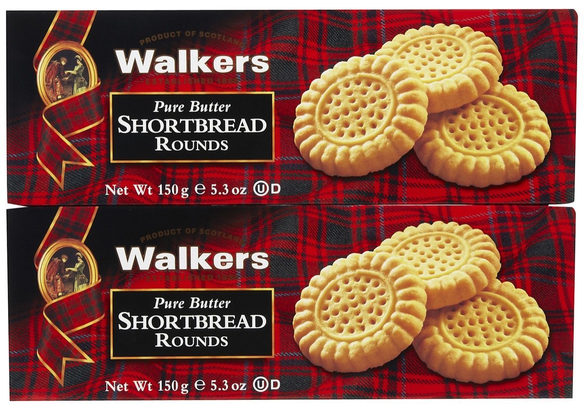 Walkers Classic Shortbread Rounds 5.3 oz 2 Pack Grocery & Gourmet Food