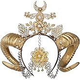 COSDREAMER Mary Halo Crown Headband Spiked Zip Tie Halo Crown Sunburst Goddess Headband