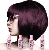 Crazy Color Semi-Permanent Hair Dye 4 Pack 100ml Aubergine