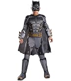 Disfraz De Batman Deluxe Para Niño – Liga De La Justicia, Con Capa Y Máscara, Talla 7-9 Años