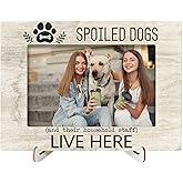 Nrleey Dog Picture Frame 4x6 - Gifts for Dog Lovers, Mom Gifts for Women, Tabletop Photo Frame with Easel