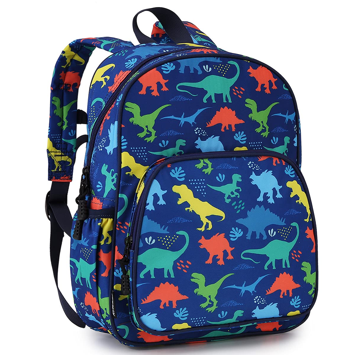 RAVUO Kids Backpack for Boys,15L Lightweight Water-Resistant Primary School Dinosaur Rucksack for Ages 7–10,Fits A4 Folders with Chest Strap