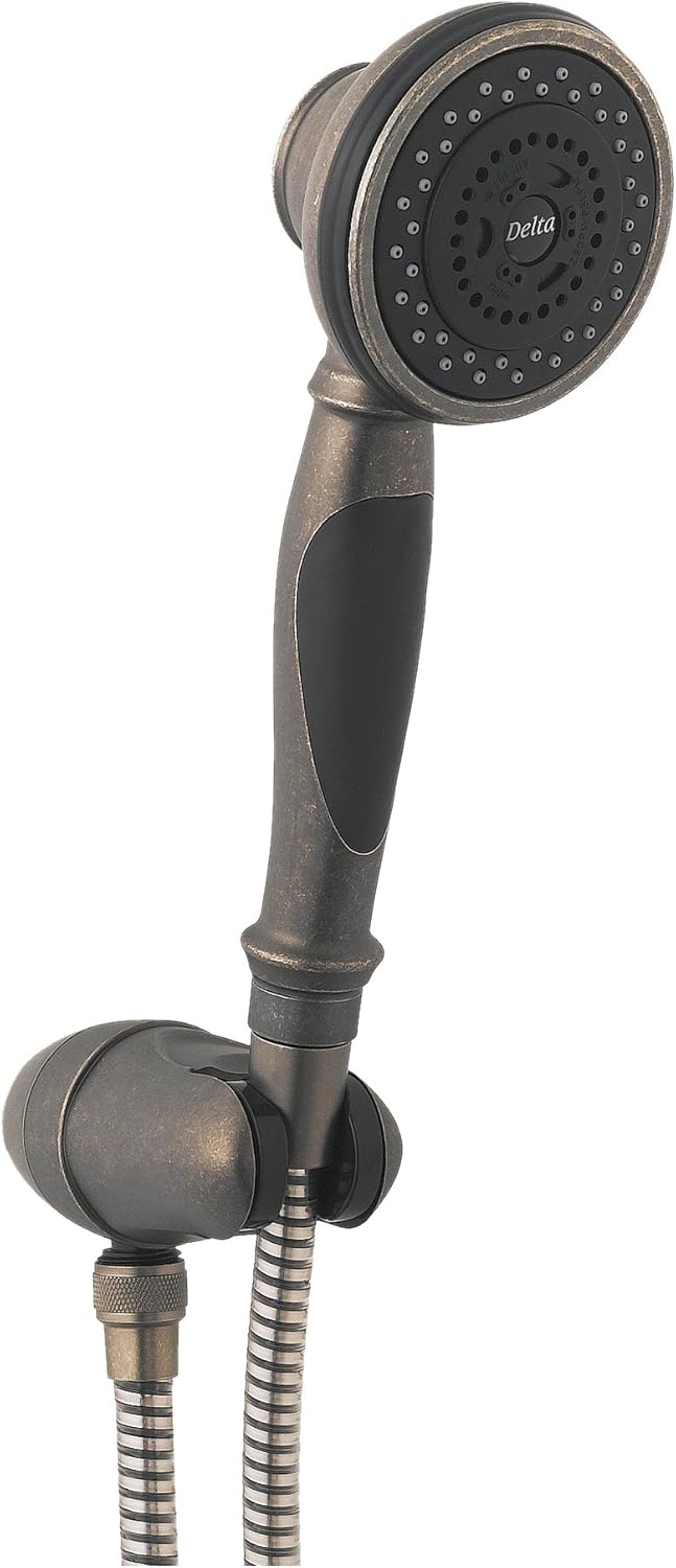 Delta 54613PT Shower Mount Handshower, Aged Pewter Shower Arms And