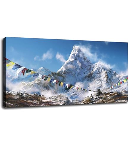 Amazon.com: Galuzzi Mount Everest North Face Mountain Photo