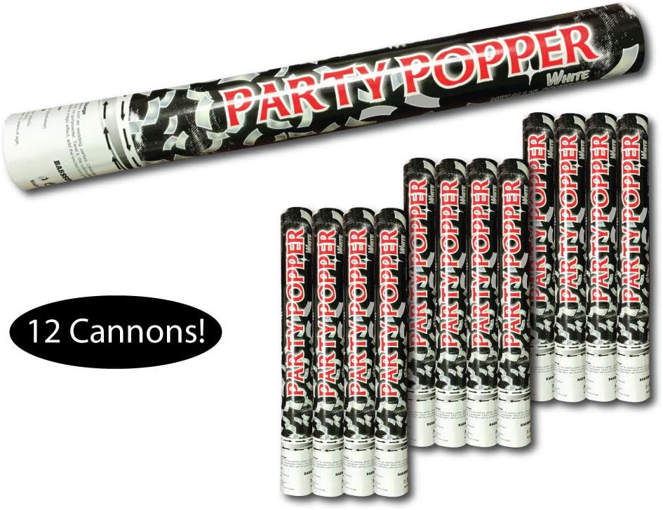 Confetti Cannon Confetti Popper, Metallic Mylar Confetti