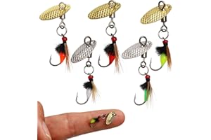 Dovesun Fly Fishing Lures Fly Fishing Flies Wet Fishing Flies Fishing Lures Fishing Spinner for Bass Sunfish Pike Trout 5PCS/10PCS