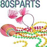 Ronilp 80s Fancy Dress Women Neon Party Costume Accessories Set Tutu Leg Warmers view 8