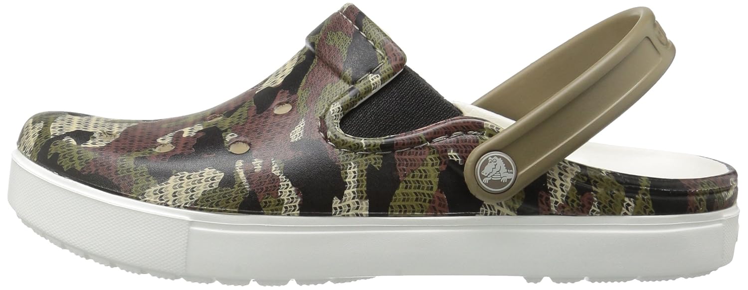 crocs citilane graphic men clog in brown