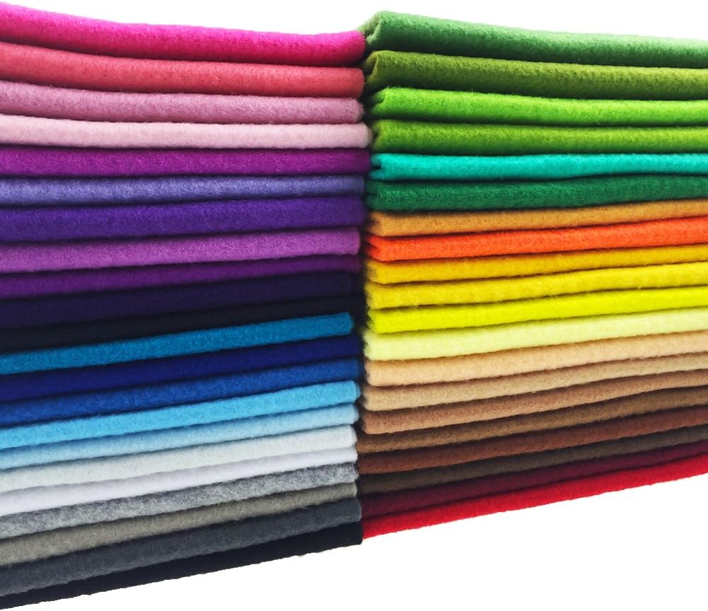 28pcs Thick 1.4mm Soft Felt Fabric Sheet Assorted Maldives - View #6