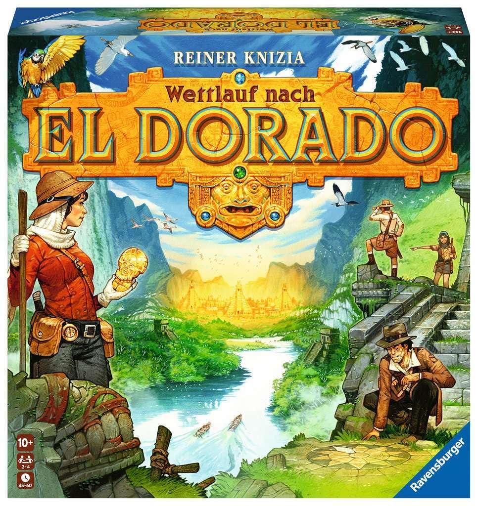 Ravensburger 27457 - Race to El Dorado, Strategy Game, Game for Adults and Children from 10 - Tactical Game Suitable for 2-4 Players
