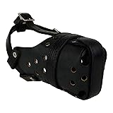 RedLine K-9 Leather Agitation Police Dog Muzzle