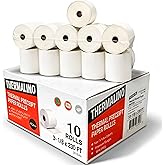(10 Rolls) 3 1/8" x 230ft Thermal Paper Rolls- BPA Free 80mm, Receipt Paper Rolls for POS Systems, Cash Register, Square Term