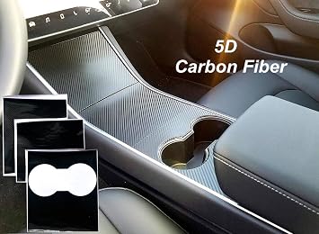 Tesla Model 3 Center Console Wrapmagicalmai Interior Decoration Cover Sticker Protector With Professional Squeegee For Tesla Model 3 Vinyl Wrap Kit