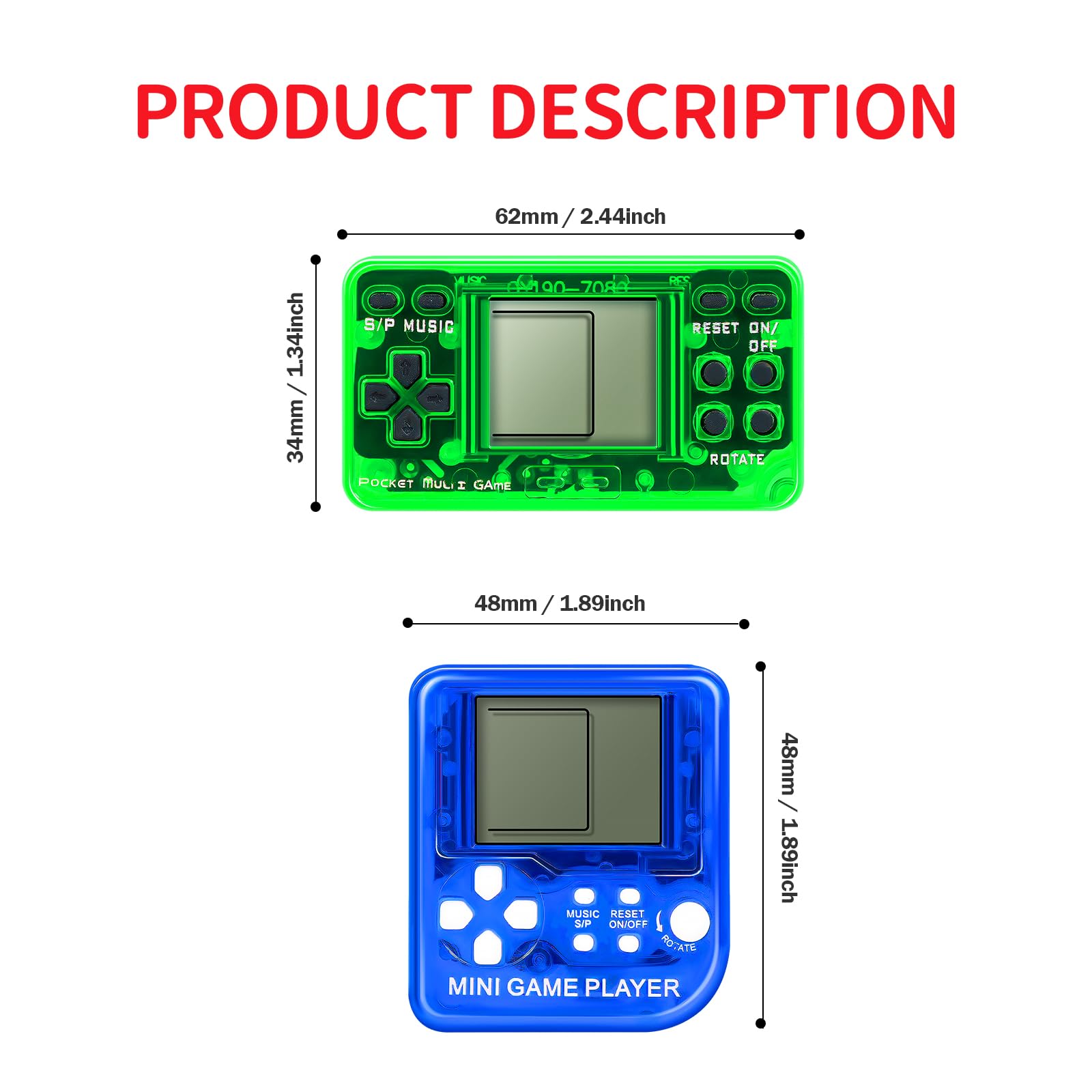 12Pcs Video Game Party Favors for Kids, Mini Game Keychain Arcade Party Favors Birthday Supplies Classroom Prizes for Boys and Girls