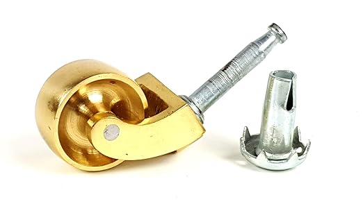 Möbelrollen Messing Antik - Möbel bild