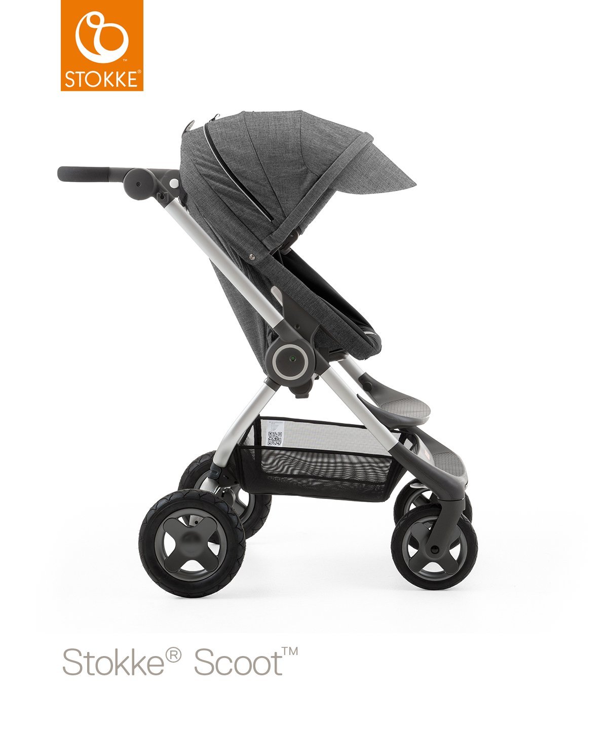 stokke scoot black melange