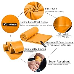 Rainleaf Microfiber Towel Perfect Travel & Gym