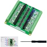 Freenove Breakout Board for Raspberry Pi Pico 1 2 W 2W H WH HAT | Terminal Block Shield with Pin Header, GPIO Status LEDs Driven by Specialized Chips