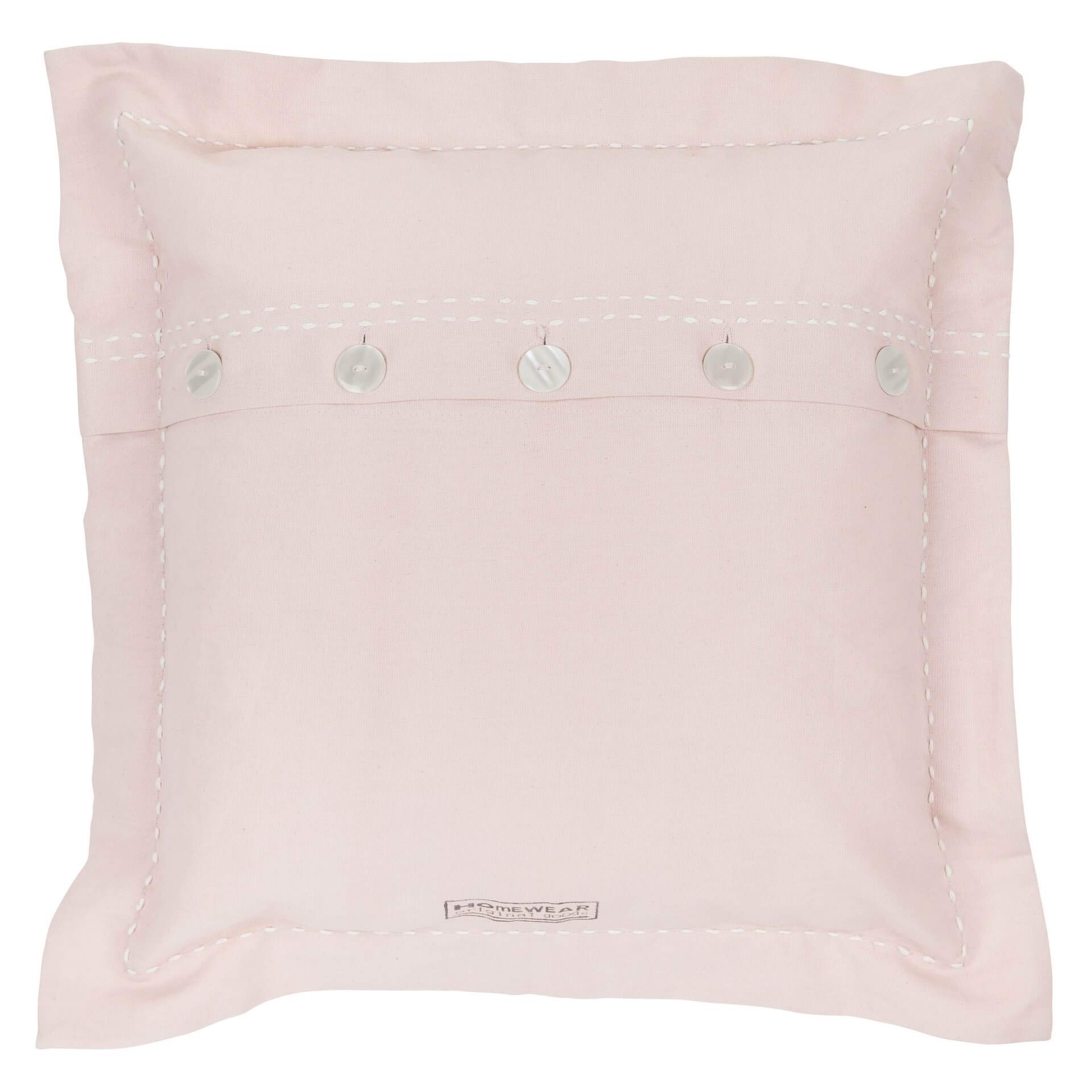 2LIF Pink Cotton Decorative Cushion 47 x 47 cm