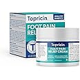 Topricin Foot Pain Relief Therapy Cream (4 oz) Fast Acting Pain Relieving Rub