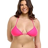 Body Glove Womens Smoothies DITA Solid Slider Triangle Bikini Top Swimsuit