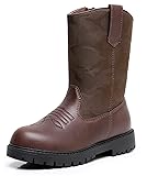 Blikcon Kids Boys Cowboy Western Mid Calf Boots