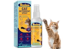 Bitter Apple Cat Deterrent Spray, Natural, Pet-Safe Formula Is The Versatile Solution For Indoor & Outdoor Use. Effectively P